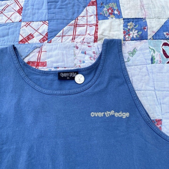 Vintage 90s Over The Edge Dazed and Confused Promo Tank Top Single Stitch Tee XL - Picture 4 of 10